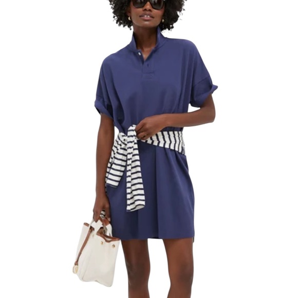 Tuckernuck Dresses & Skirts - TUCKERNUCK NWT Polo Pique Dress Size Large in Pageant Blue